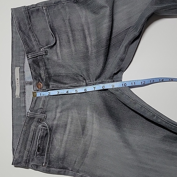 Joe's Skinny Chelsea Jeans Denim Mid Rise Cropped Ludwig Gray Faded Stretch 31 - Picture 12 of 15